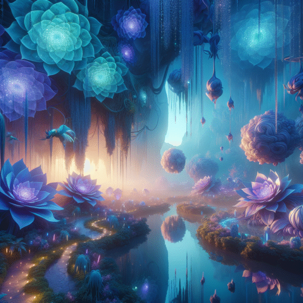 Ethereal Dreamscapes: The Celestial Garden