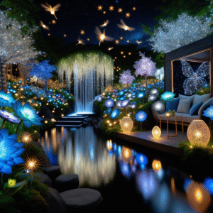 Starlit Sanctuary: The Celestial Garden Oasis