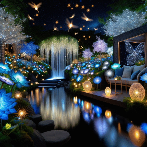 Starlit Sanctuary: The Celestial Garden Oasis
