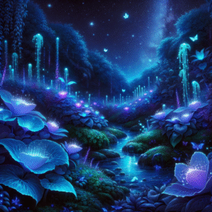 Starlit Blossom Oasis
