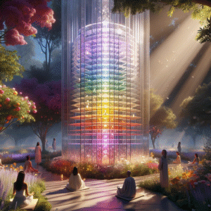 Spectrum Spire: A Rainbow Meditation Tower