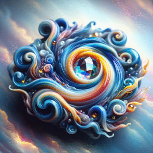 Prismatic Storm: The Colorful Chaos Pendant