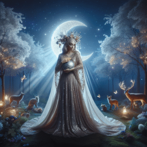 Lunar Guardian: The Sylvan Goddess of Night