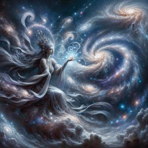 Celestial Weaver: The Goddess of Destiny