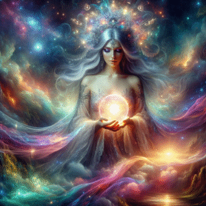 Celestial Weaver: The Goddess of Dreams