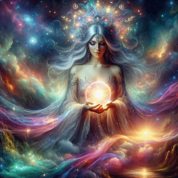 Celestial Weaver: The Goddess of Dreams