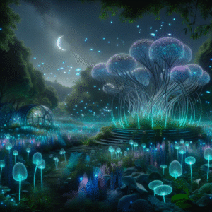 Bioluminescent Garden Synthesizer