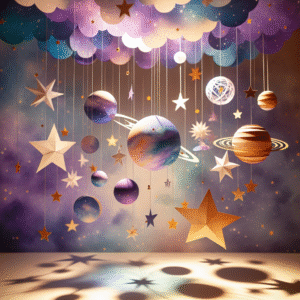Celestial Serenade: A Paper Galaxy Mobile