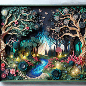 Enchanted Forest Shadow Box