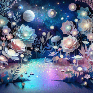 Celestial Garden of Paper Dreams