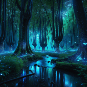 Luminous Glade: The Enchanted Beacon