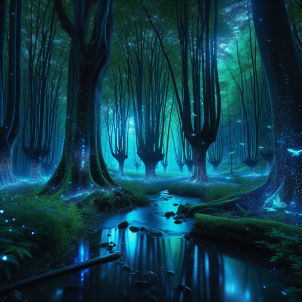Luminous Glade: The Enchanted Beacon
