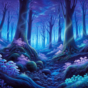 Ethereal Echoes: The Luminescent Grove