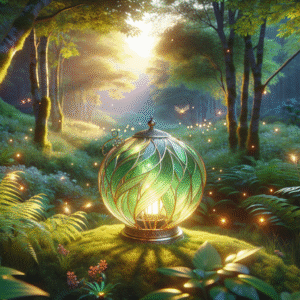 Enchanted Echoes: The Whispering Grove Lantern