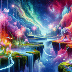 Luminous Dreamscapes: The Ethereal Mosaic