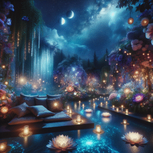 Starlit Oasis: A Celestial Retreat