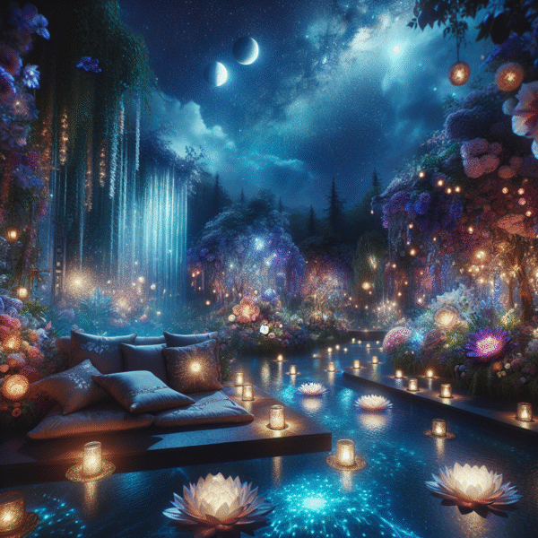 Starlit Oasis: A Celestial Retreat