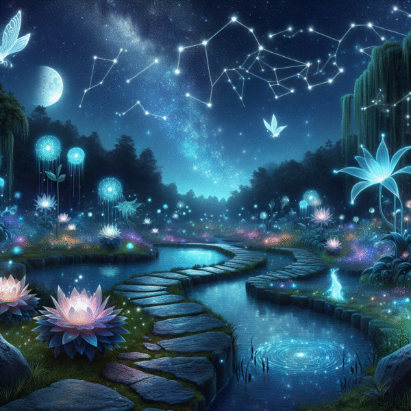 Starlit Meadow Oasis