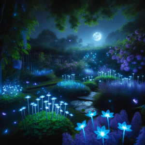 Starlit Blossom Oasis