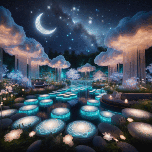 Starlit Oasis: A Celestial Retreat