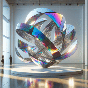 Prismatic Mirage: The Color-Changing Sculpture