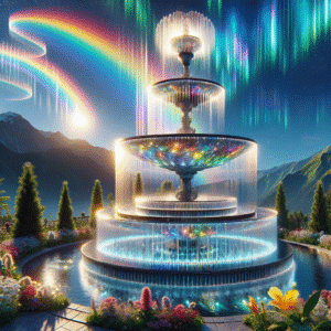 Prismatic Wave Fountain