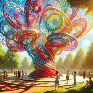 Prismatic Whirlwind: The Dance of Colors