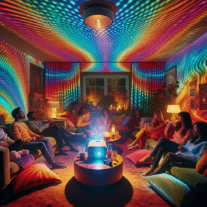 Prismatic Dreamscapes: The Colorstorm Projector