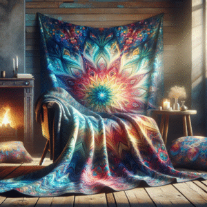 Prismatic Dreamscape: The Kaleidoscope Blanket