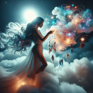 Celestial Weaver: The Goddess of Dreams