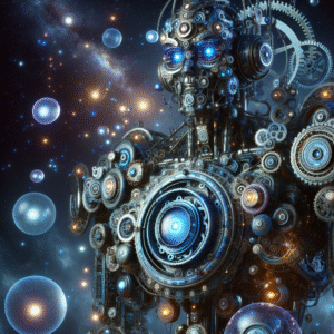 Starlit Sentinel: The Guardian of the Celestial Gears