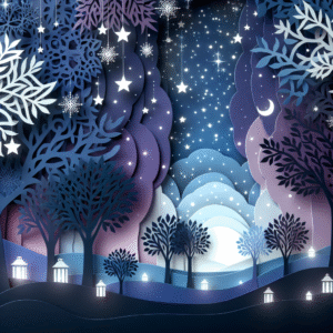 Celestial Dreams: A Paper Starry Night