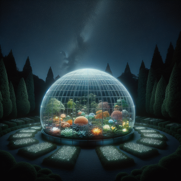 Bio-Luminescent Garden Pod